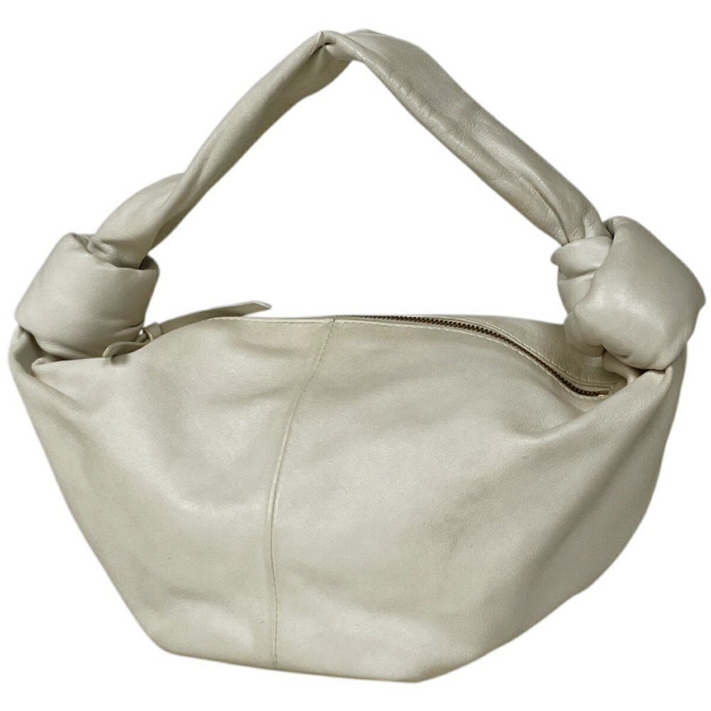 Bottega Veneta Double Knot Handbag Leather White